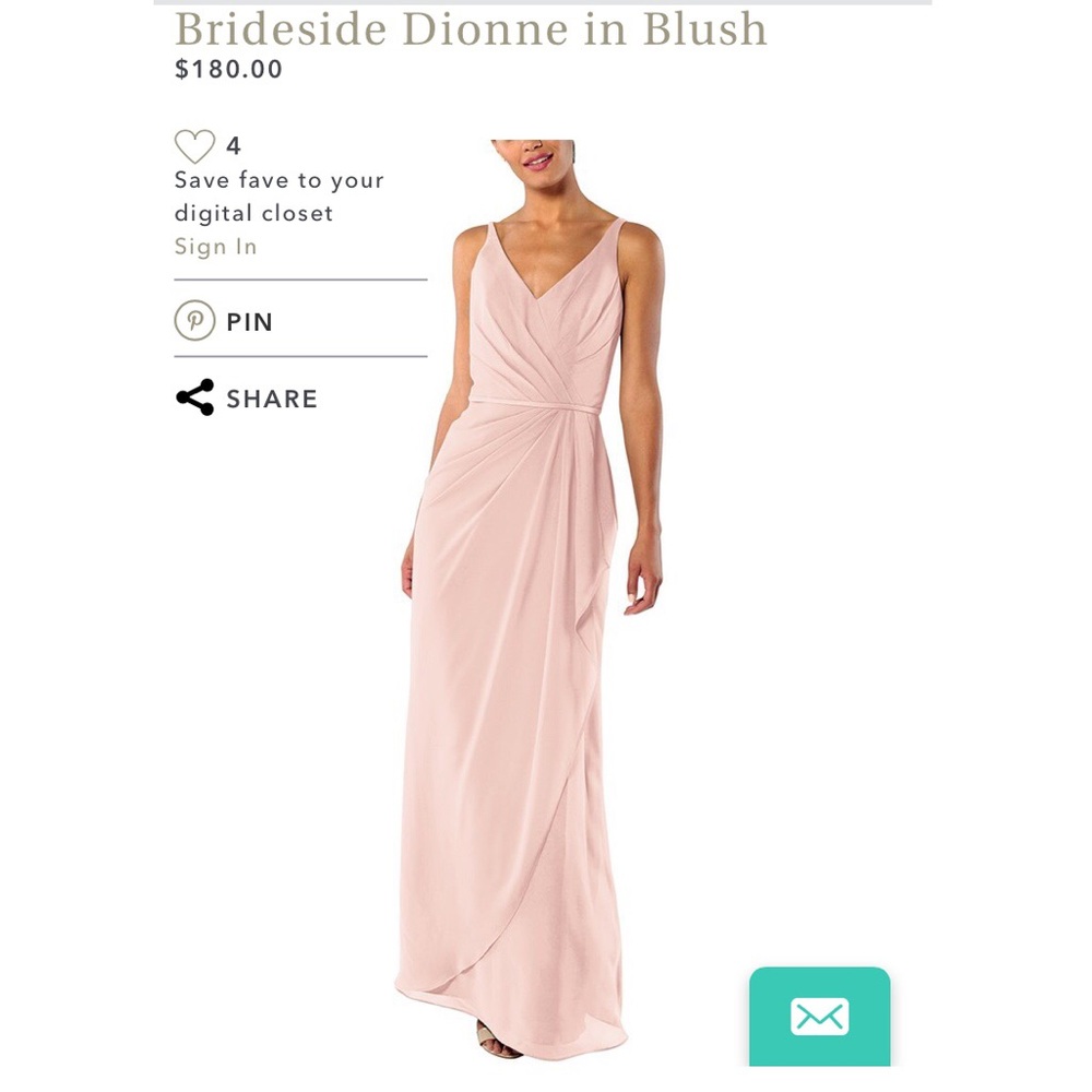 Blush Dionne Bridesmaid dress